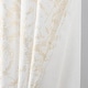 preview thumbnail 4 of 17, Brighton Abstract Leaves Foil Print Window Curtain