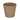 Household Essentials Cattail and Paper Cream Waste Basket