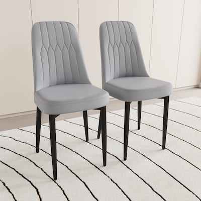 Set Of 2 Dining Chair with Metal Leg