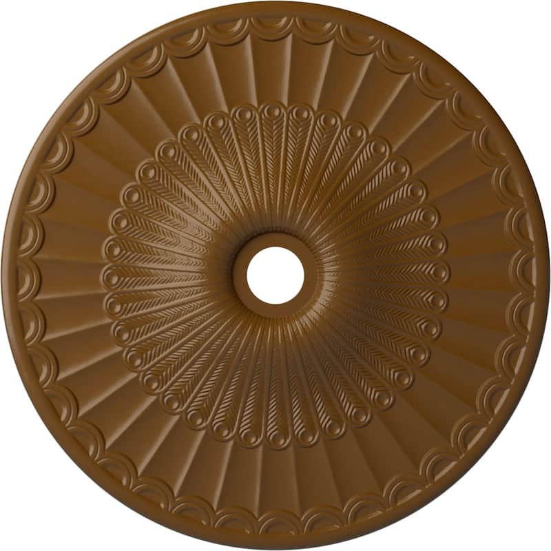 36 5/8"OD x 3 5/8"ID x 2 3/8"P Galveston Ceiling Medallion