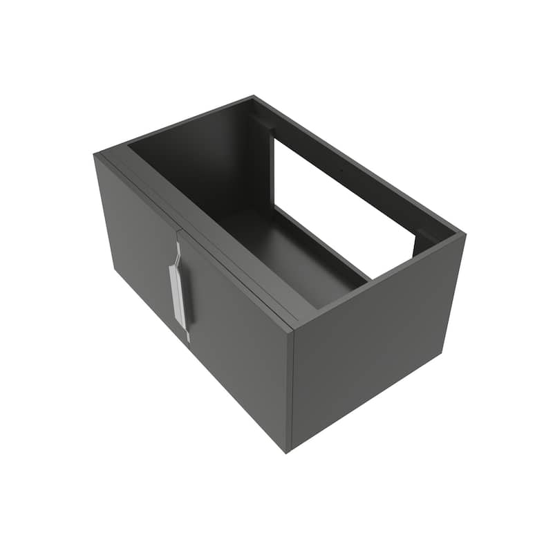 Alpine 30" Wall Mounted Bathroom Vanity (Base Only)