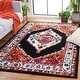 preview thumbnail 1 of 11, SAFAVIEH Vintage Hamadan Rasema Rug 8' x 10' - Red/Black - Rectangle