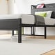 preview thumbnail 11 of 10, Twin Size Bed Frame with Charging Station Storage Headboard Noise Free Solid Easy Assembly