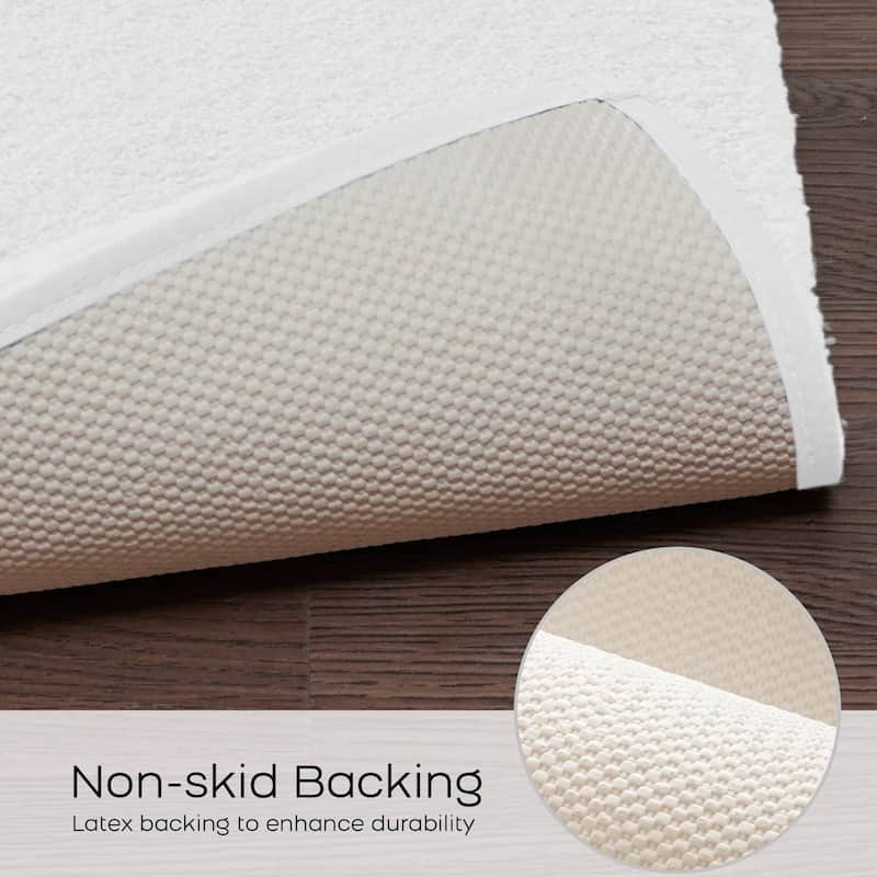 Madison Park Signature Marshmallow Bath Rug