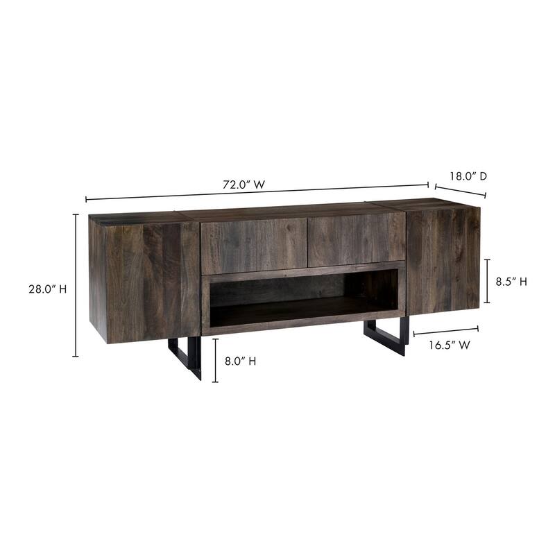 Aurelle Home Tinett Modern Media Cabinet