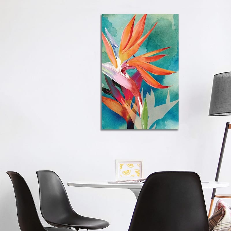 iCanvas "Vivid Birds of Paradise II" by Jennifer Paxton Parker Canvas Print - 40x26x1.5