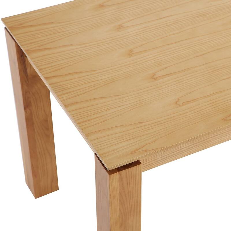 Manhattan Comfort Rockaway Hamlet Modern 70.86 Solid Wood Dining Set