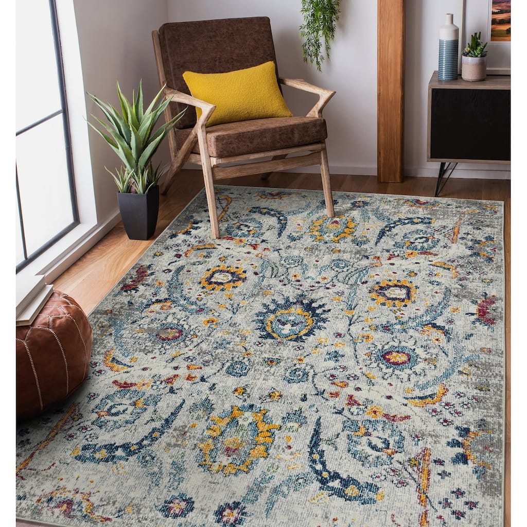 Magi Marissa Boho Botanical Area Rug