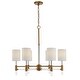 preview thumbnail 5 of 6, Uttermost 21380 Welkin 6 Light 30" Wide Chandelier