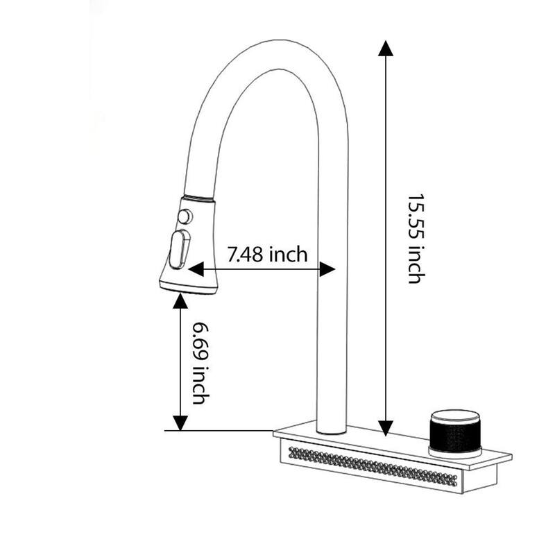 33" Drop-In Single Bowl Quartz Kitchen Sink with Pull-Out Faucet - 33'' x 22'' x 10''