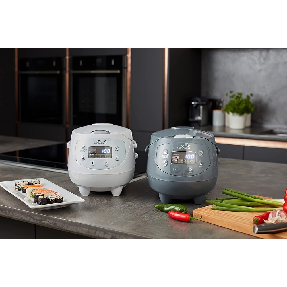 Mini Rice Cooker With Ninja Ceramic Bowl and Advanced Fuzzy Logic (3.5 cup,  0.63 litre) 4 Rice Cooking Functions