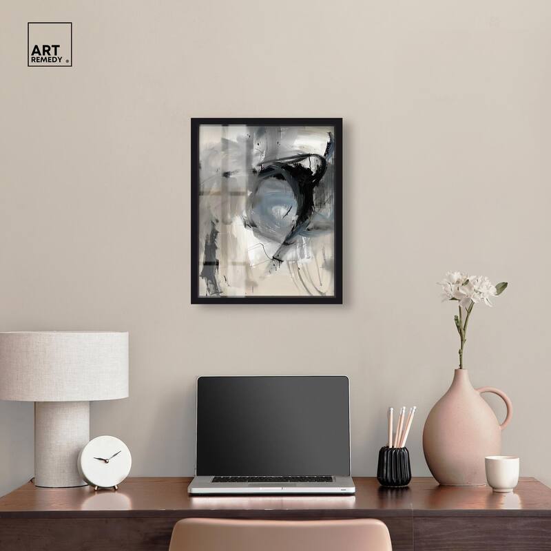 Scribbled Energy II Shadowbox by Art Remedy