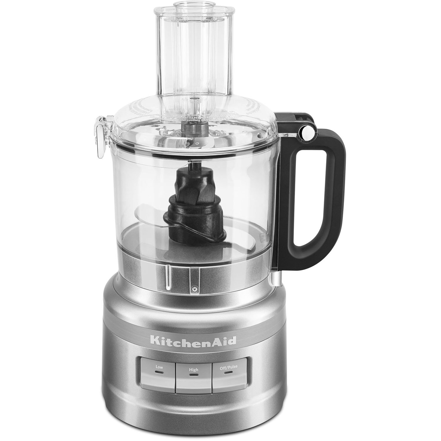 7-Cup Black Food Processor With Spiralizer