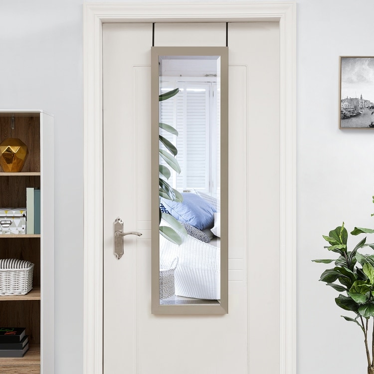 Over The Door Mirror Full Length, Door Hanging Mirror, Full Body Mirror For Door, Full Length Mirror