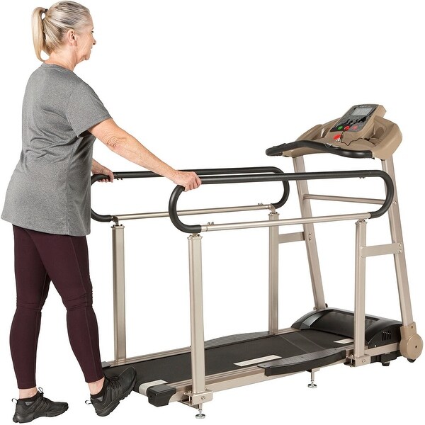 Recovery Fitness Walking Treadmill with Long Handraill, Foldable 並行輸入品 Recovery Fitness Walking Treadmill with Full Length Hand Rails