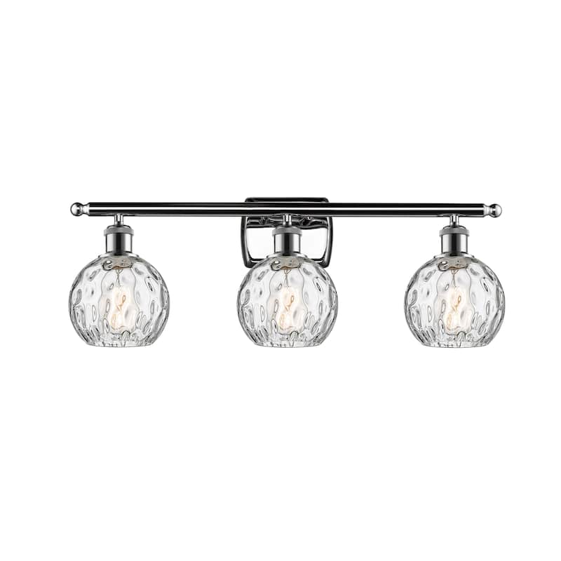 Innovations Lighting 516-3W-11-26 Athens Vanity Athens 3 Light 26" - Polished Chrome / Clear Water Glass