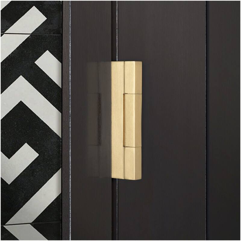 Emtek 4" x 4" Solid Brass Heavy Duty Square Corner Plain Bearing Door