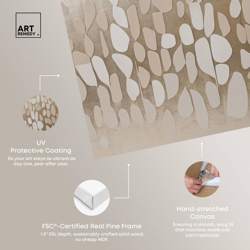 Glimmering Cascade Canvas by Art Remedy, Gallery Wrapped