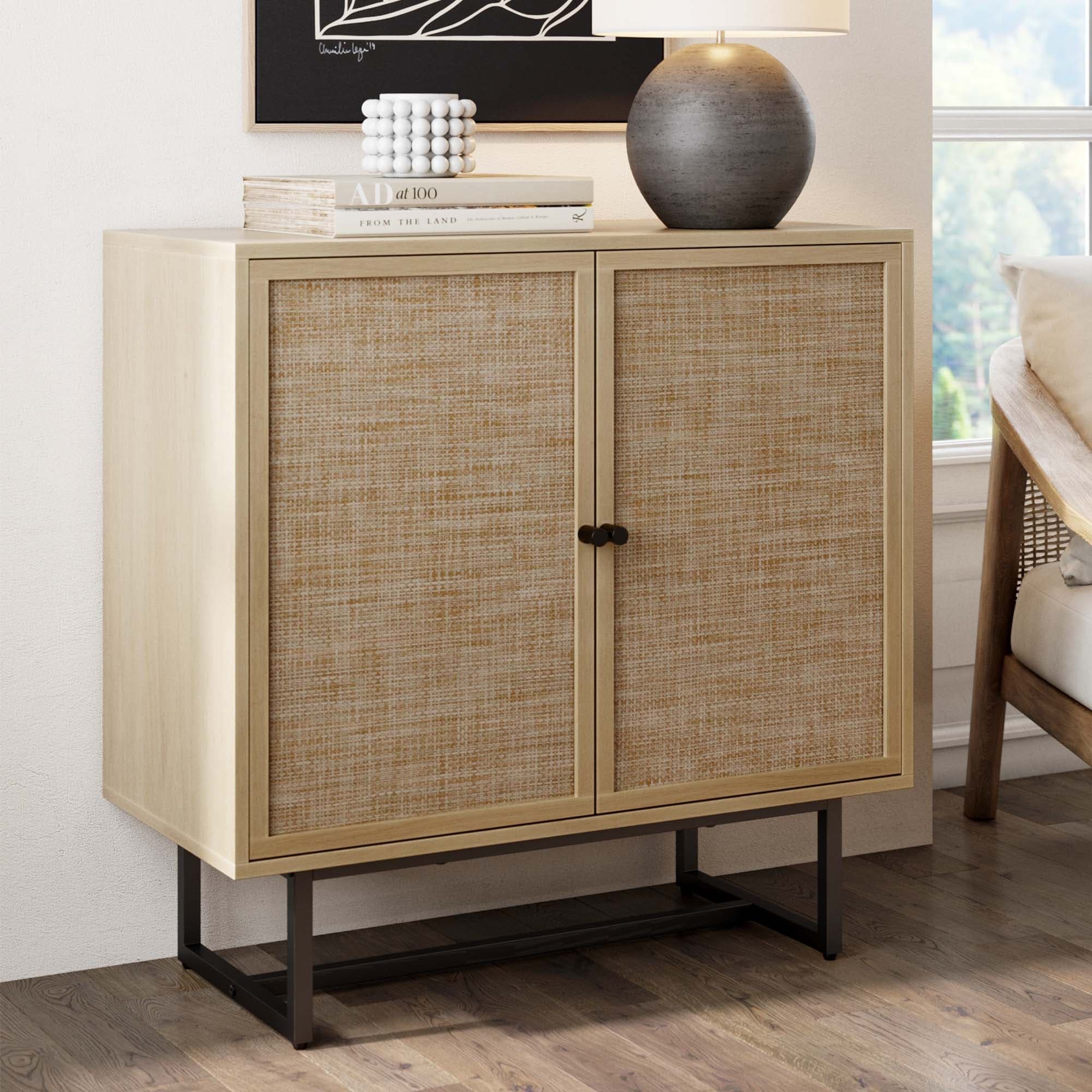 Strick & bolton sliding deals slat door sideboard