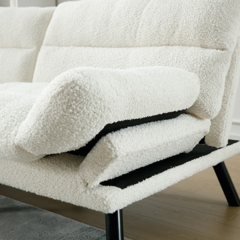 70" W Modern Convertible Folding Futon Couch Sofa Bed for Living Room,Dorm,Apartment,Bedroom