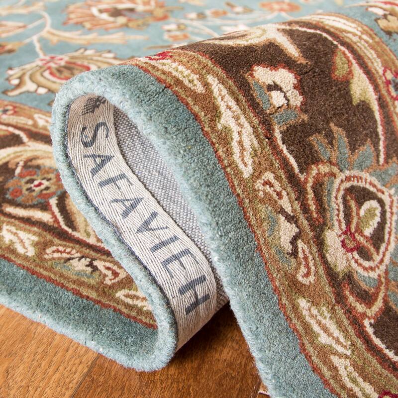 SAFAVIEH Handmade Heritage Full Bloom Traditional Oriental Wool Rug