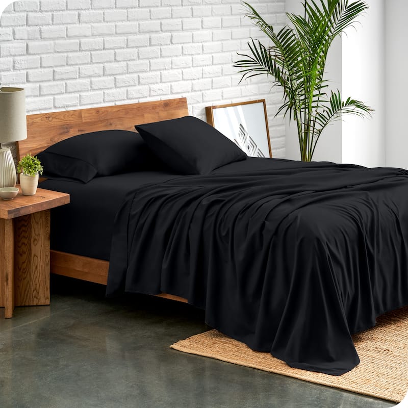 Bare Home Microfiber Stretch Knit Sheet Set