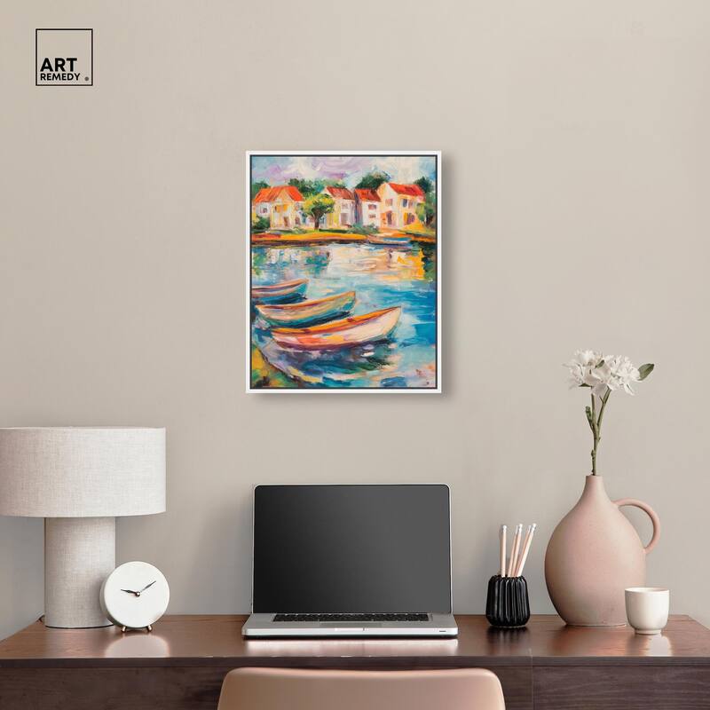 Bayside Calm II Canvas by Art Remedy