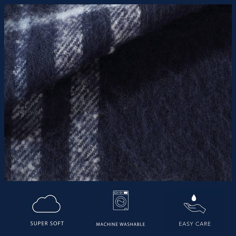 Nautica Ryan Cove Plaid Decorative Throw Pillow