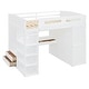 preview thumbnail 9 of 18, Maximized Storage Space Design Loft Bed with Guardrail, Sturdy Construction, Full Size, White