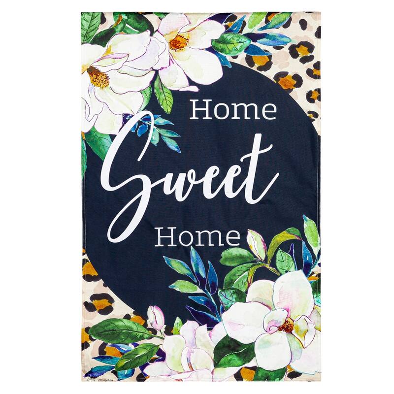Magnolia Bloom House Linen Flag