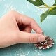 preview thumbnail 5 of 5, Matashi Hand-Painted Floral Spinning Dreidel Gold-Plated w/ Crystals Holiday Ornaments (Pewter) Jewish Decor Hanging Decoration