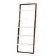 preview thumbnail 26 of 28, Ranell Leaning Ladder Shelves by iNSPIRE Q Modern (1) Leaning Bookcase - Espresso and White Finish