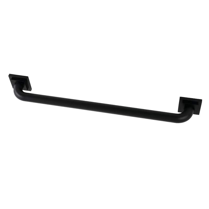 Kingston Brass Claremont 24-Inch x 1-1/4-Inch O.D Grab Bar - Matte Black