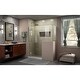 preview thumbnail 13 of 24, DreamLine Unidoor-X 60 in. W x 36 3/8 in. D x 72 in. H Frameless Hinged Shower Enclosure - 36.38" x 60"