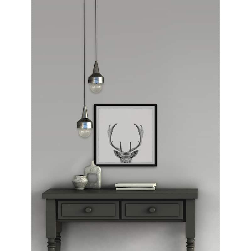 'Giant Antlers' Framed Painting Print