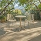 preview thumbnail 1 of 12, SAFAVIEH Outdoor Living Fufa Dining Chair (Set of 2) - 20" W x 24" D x 33" H Green