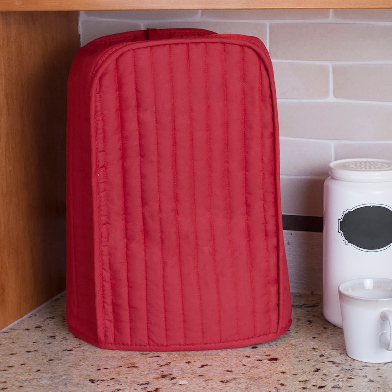 Solid Paprika Mixer/Coffee Maker Cover, Appliance Not Included - N/A