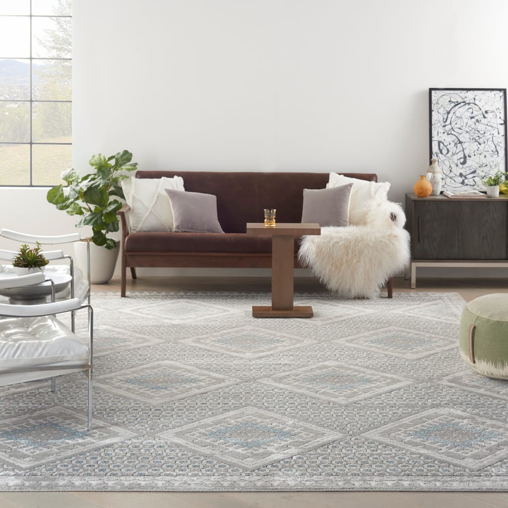 Nourison Concerto Traditional Persian Diamond Area Rug