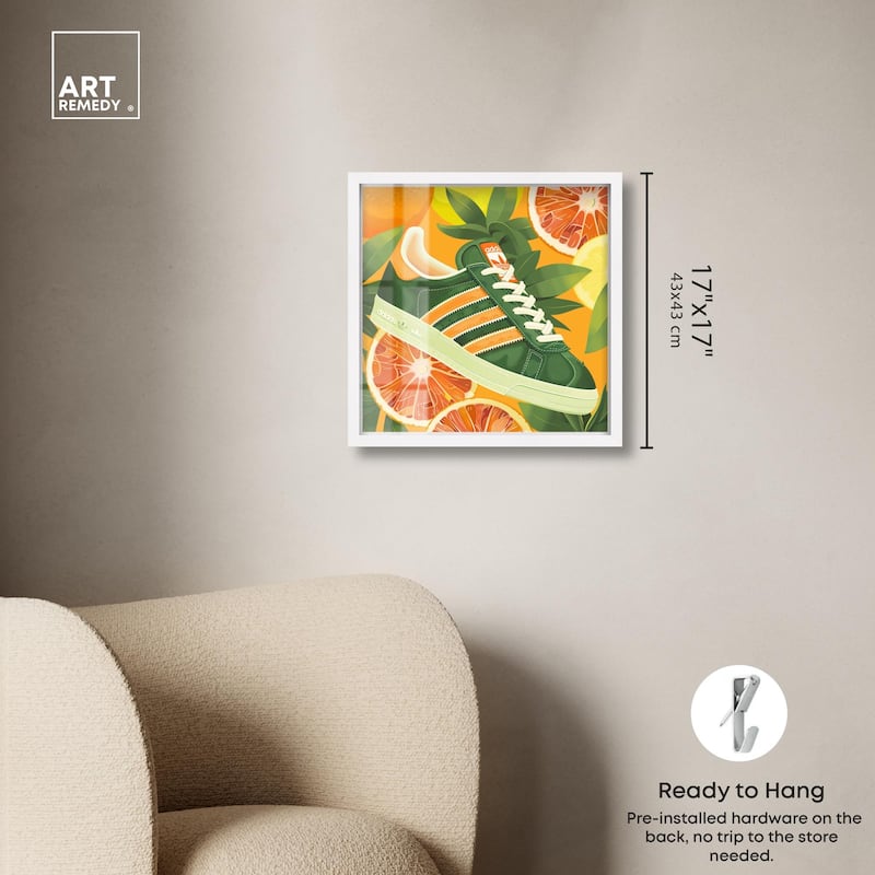 Citrus Sneaker Shadowbox by Art Remedy