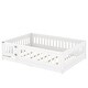 preview thumbnail 12 of 10, Solid Wood Kids Full Size Floor Bed