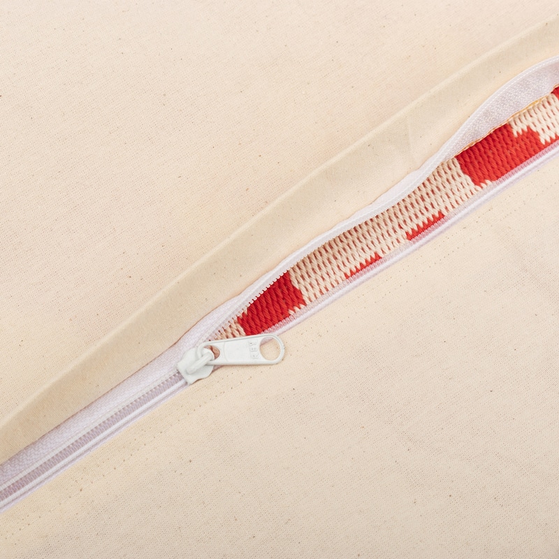 Novica Handmade Free Heart Cotton Blend Cushion Cover