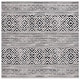 preview thumbnail 2 of 11, SAFAVIEH Odyssey Zahava Vintage Oriental Rug 6'7" Square - Black/Ivory - Square