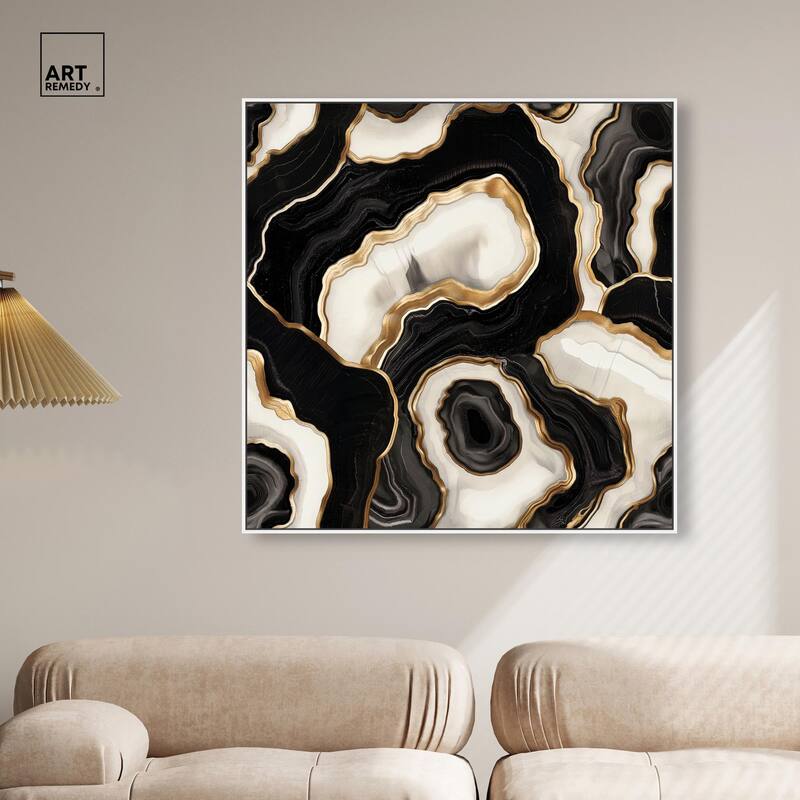 Coal Core Canvas by Art Remedy