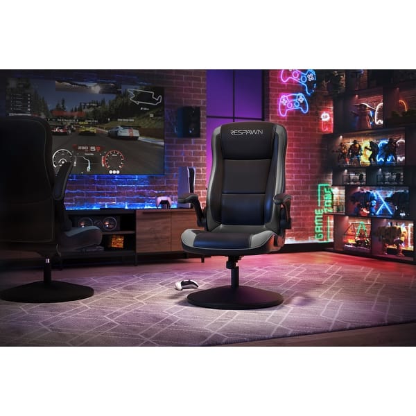 slide 2 of 36, RESPAWN 800 Swivel Rocker Gaming Chair, Video Game Chair Grey
