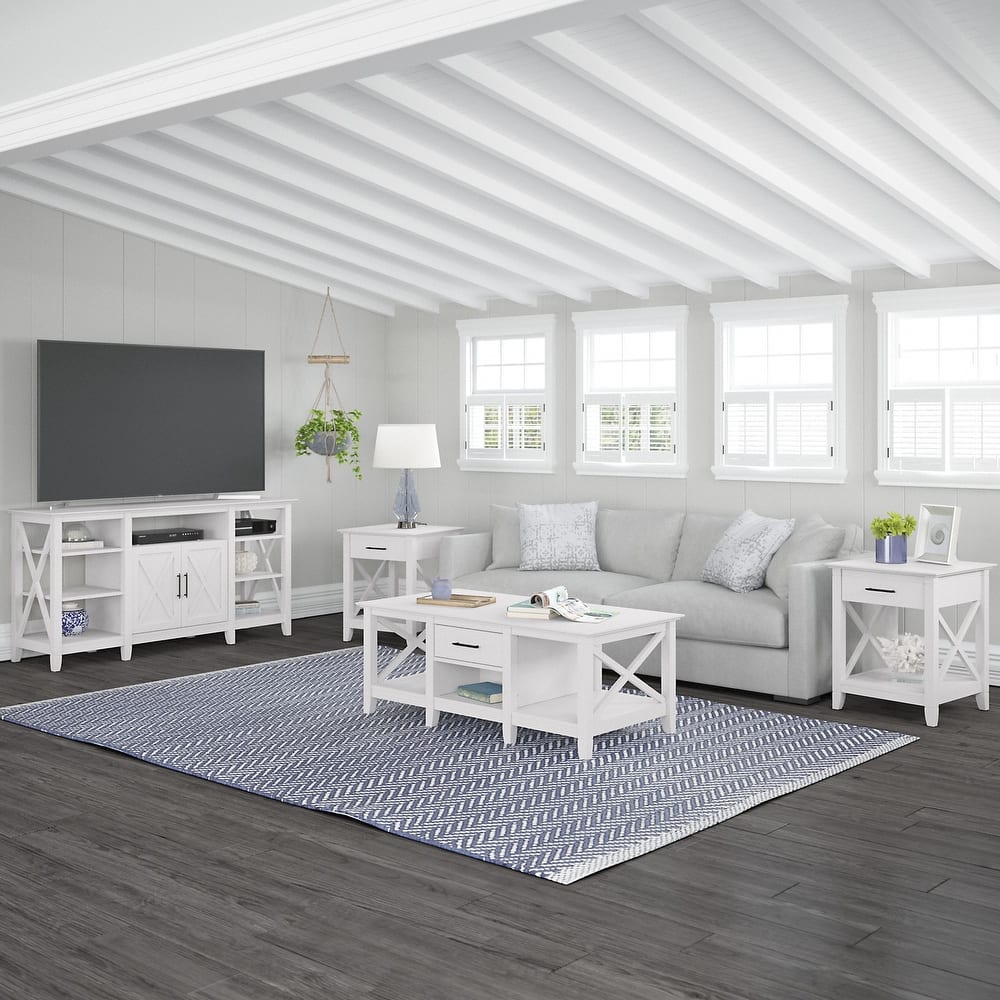 4-piece TV Stand and Table Set