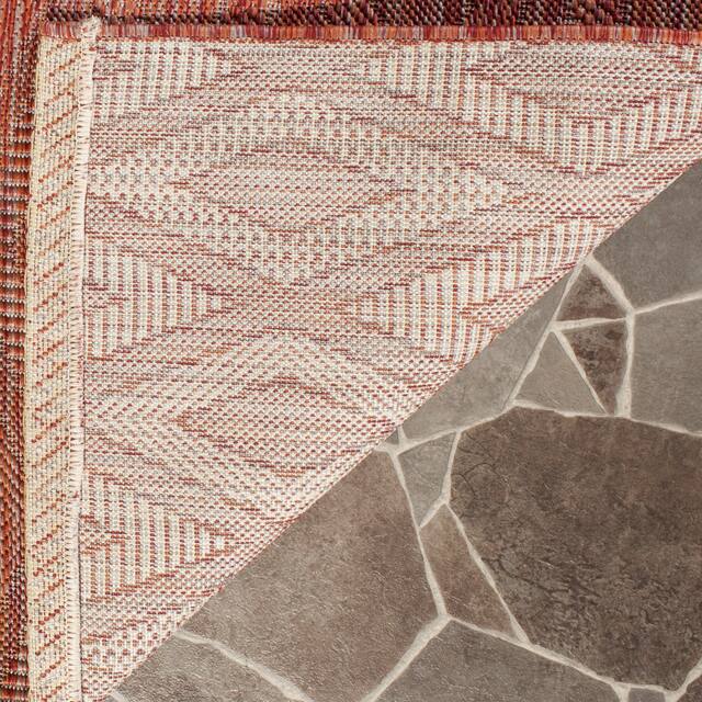 SAFAVIEH Courtyard Marolyn Indoor/ Outdoor Waterproof Patio Backyard Rug