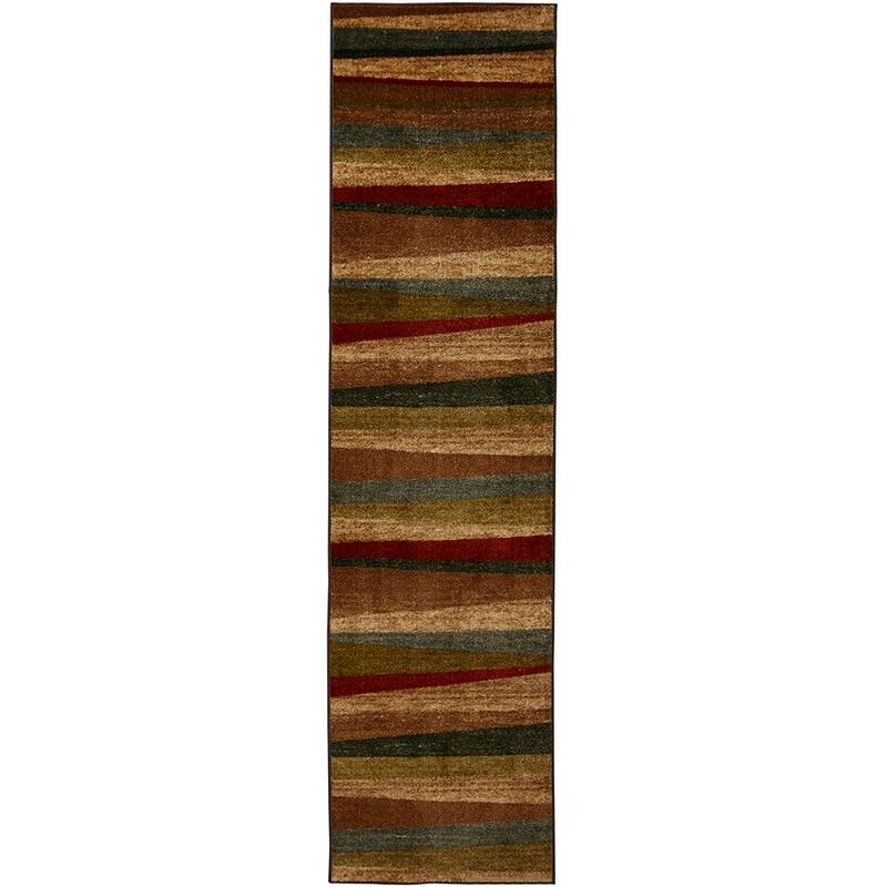 Mohawk Home Mayan Sunset Sierra Multicolor Stripe Area Rug