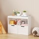 preview thumbnail 4 of 17, Book Organizer, toy Storage Cabinet Organizer, White
