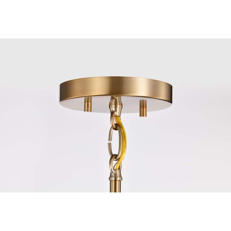 Alexis 1 Light Large Pendant Burnished Brass and Gold Finish - Burnished Brass / Gold