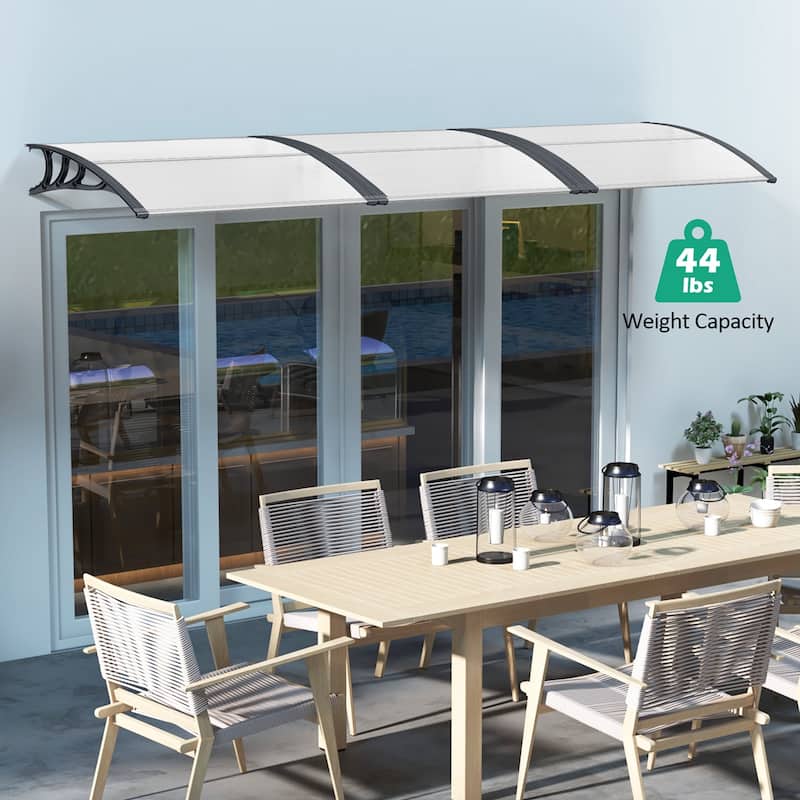 Costway 48" x 40" Window Outdoor Awning Door Canopy Exterior Awning - See Details